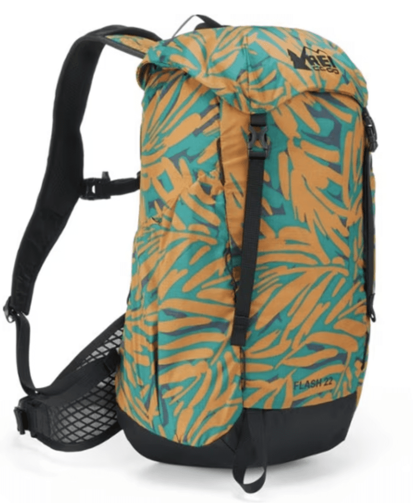 REI flash 22 backpack that's small and compact for easy traveling